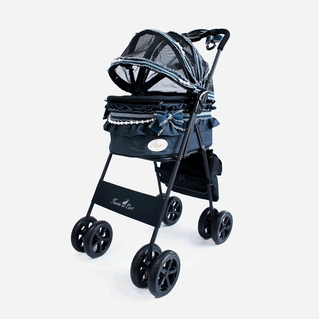 天使のカート×ルルドールコラボHigh waist fringe denim