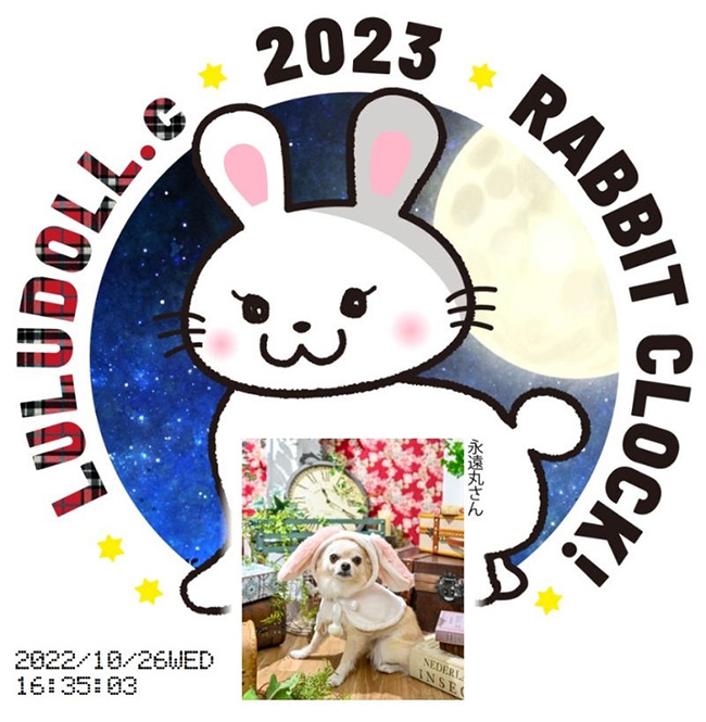 うさぎ時計・干支企画2022スタート！