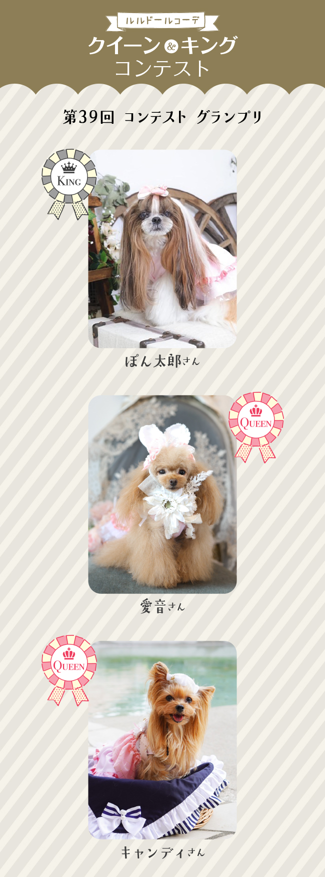 2024年8月のクイーン&キング発表！